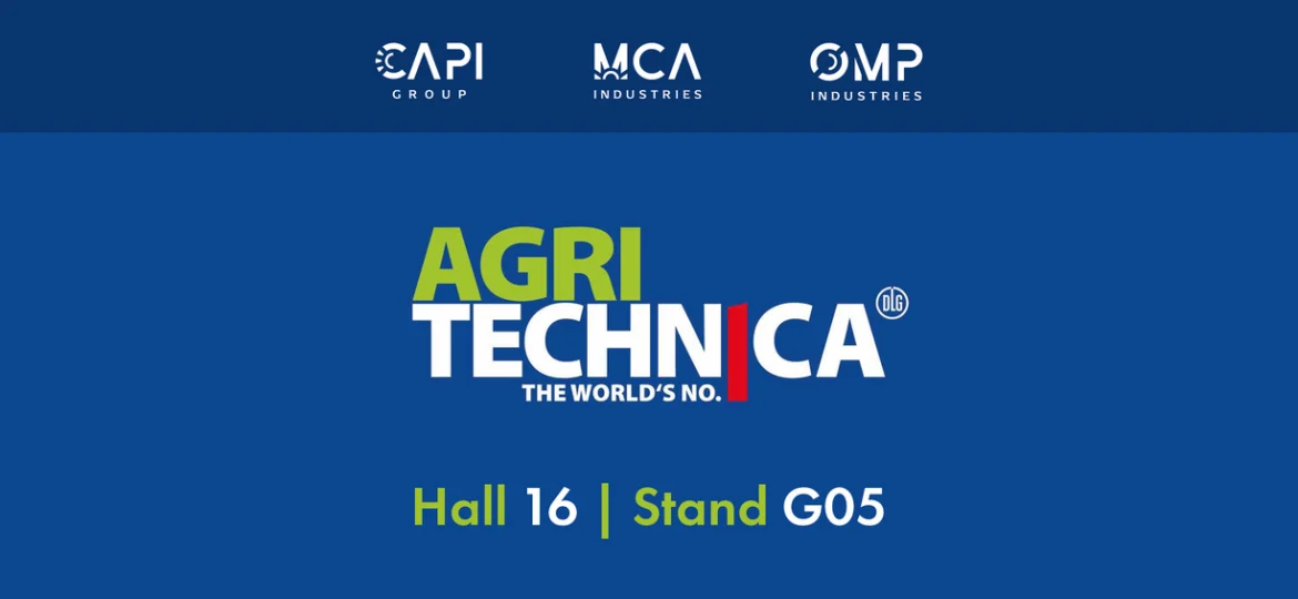 Banner Capigroup – AGRITECHNICA 2025, Systems & Components – Hall 16, Stand G05